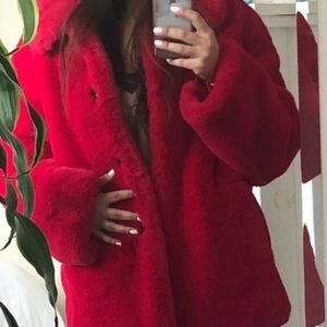 BARNEYS Opening Ceremony FUN FAUX FUR Jacket!